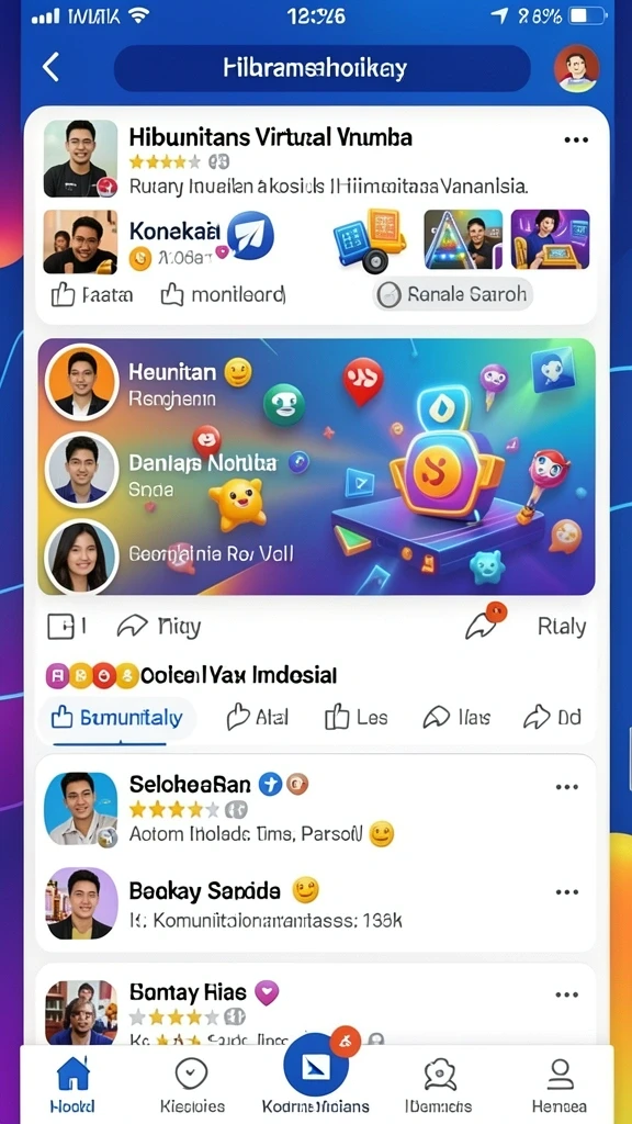 rpvip5 - Permainan yang memungkinkan interaksi sosial dengan pemain lain.